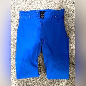 Blue ankle length